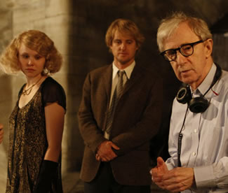 Woody Allen and cast