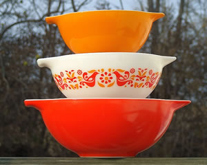 pyrex bowl set