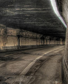 gloomy tunnel