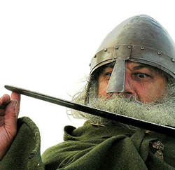 viking with sword