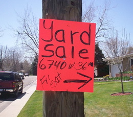 yard sale sign 2