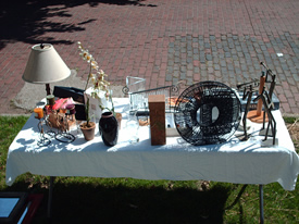yard sale table