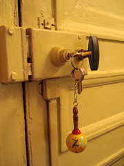 Paris lock and key