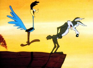 Roadrunner and Wile E Coyote