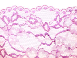 sheer pink lace
